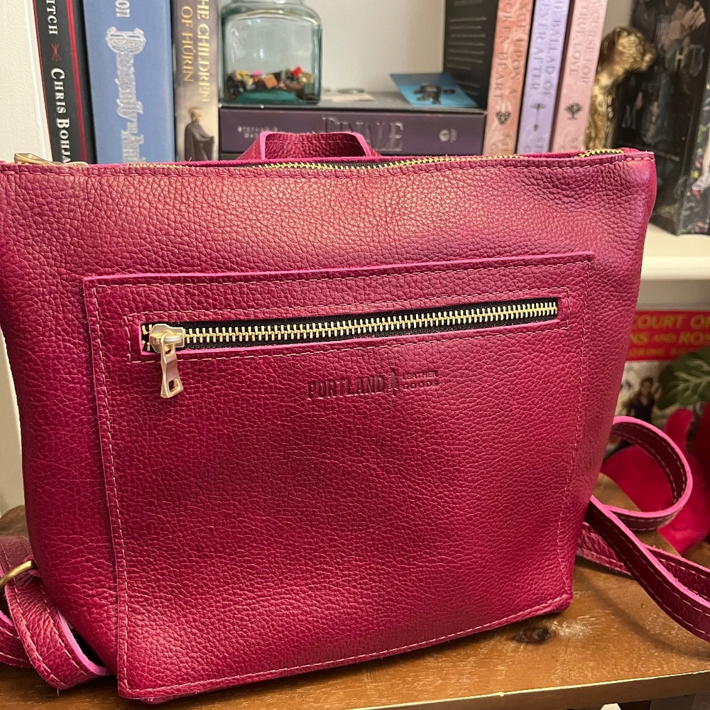 Portland Leather Goods Orchid Small Tote Backpack